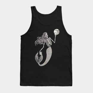 Mermaid skull. Tank Top